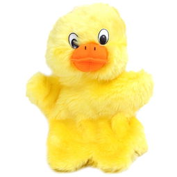 酷玩部落 毛绒手偶系列 小鸭子 黄色 玩具